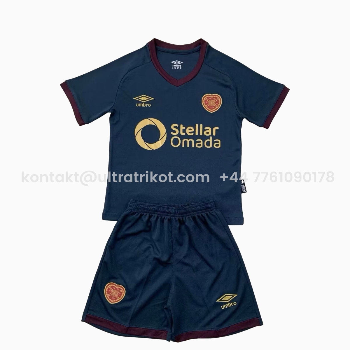 UltraTrikot-Hearts Heart of Midlothian 24-25 Third Men's Adult Jersey Set - Fans Version