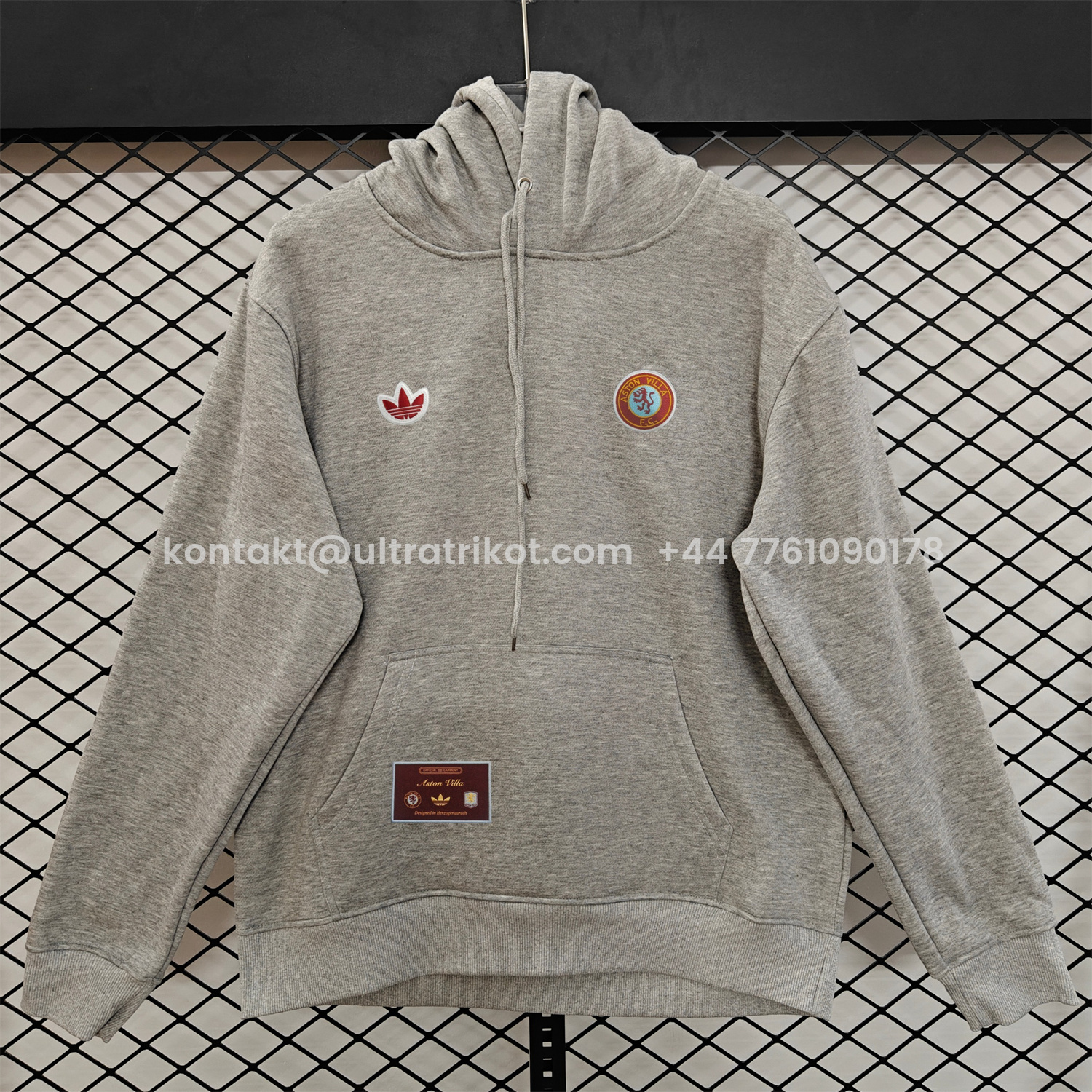 UltraTrikot-Aston Villa 25-26 Originals Terrace Icon Unisex Pullover Hoodie
