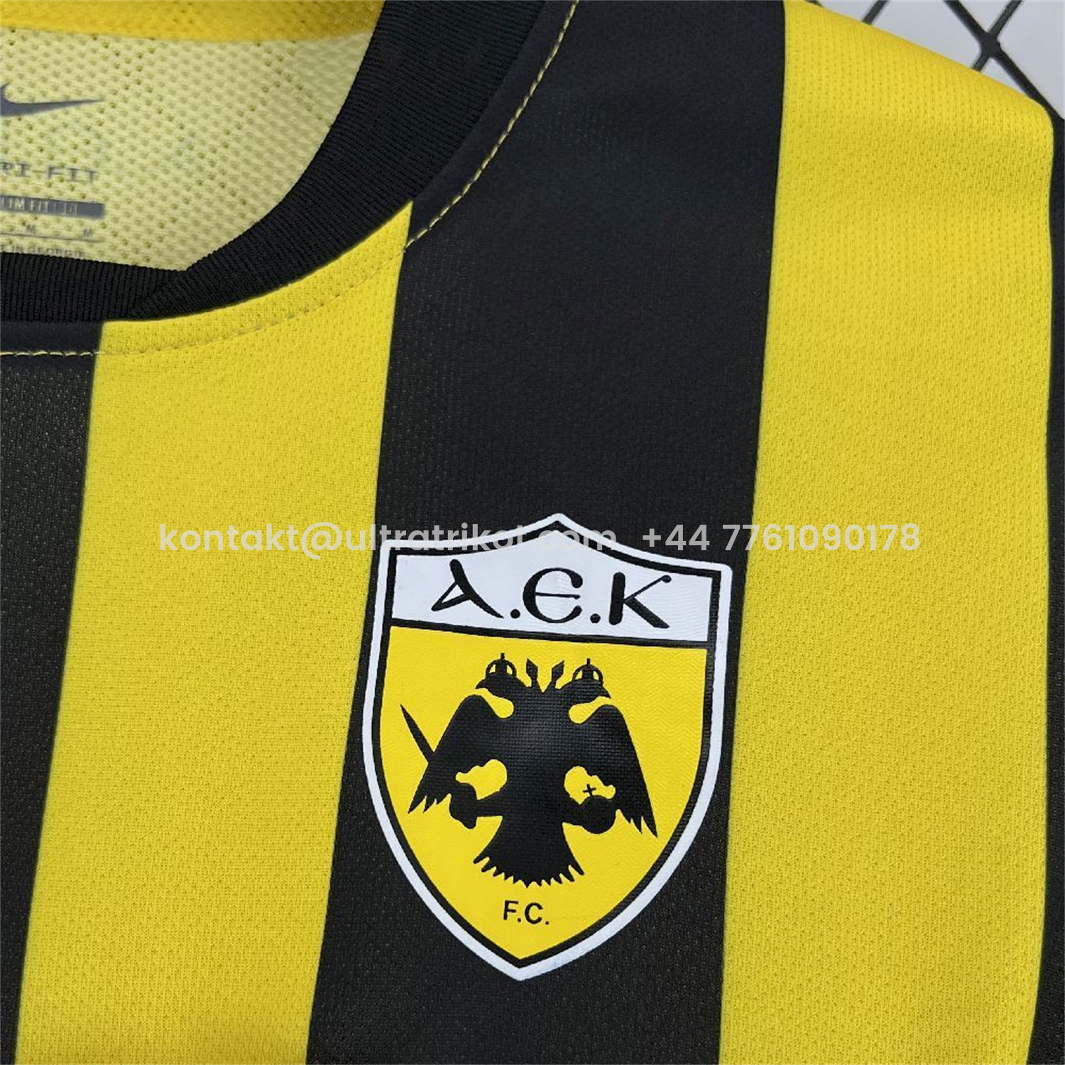 UltraTrikot-AEK Athens 25-26 Home Yellow Jersey - Fans Version