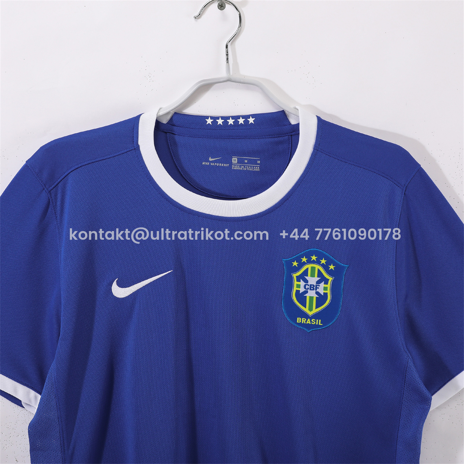 UltraTrikot-Retro Brazil 2006 Away Blue Jersey