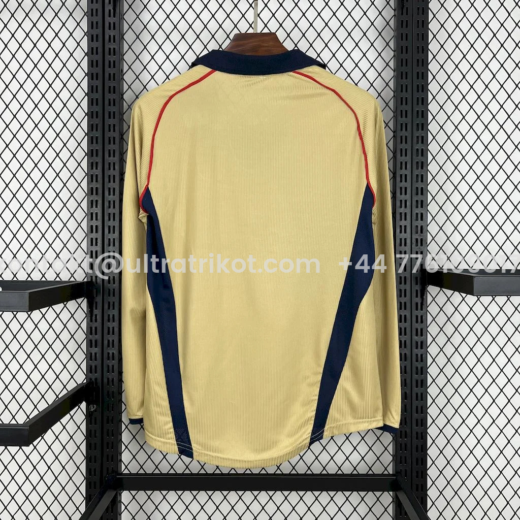 UltraTrikot-Retro Arsenal 2001-02 Away Long Sleeves Jersey