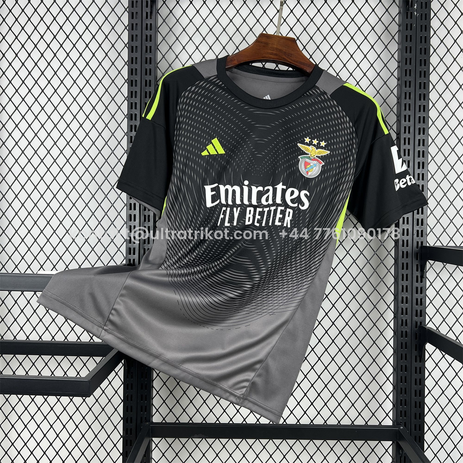 UltraTrikot-Benfica 25-26 Black Goalkeeper Jersey - Fans Version