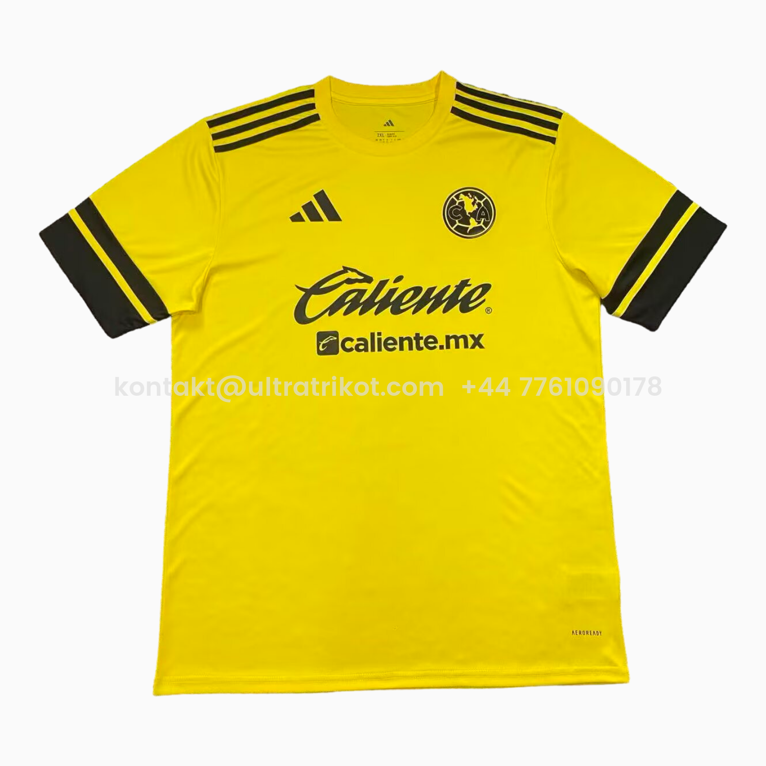 UltraTrikot-Club América 25-26 Pre-Match Training Yellow Jersey - Fans Version