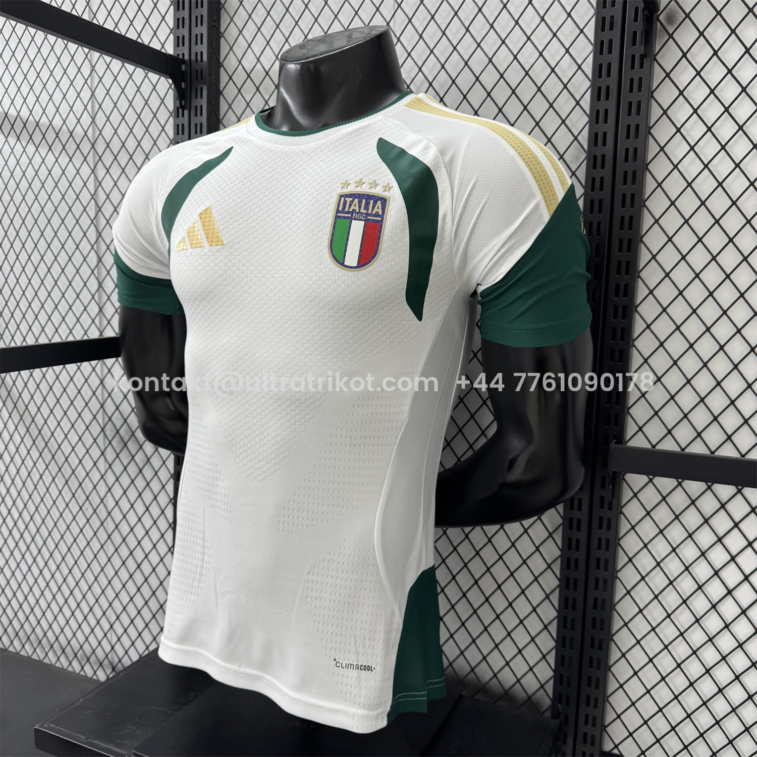 UltraTrikot-Italy 2026 White Pre-Match Training Jersey - Player Version