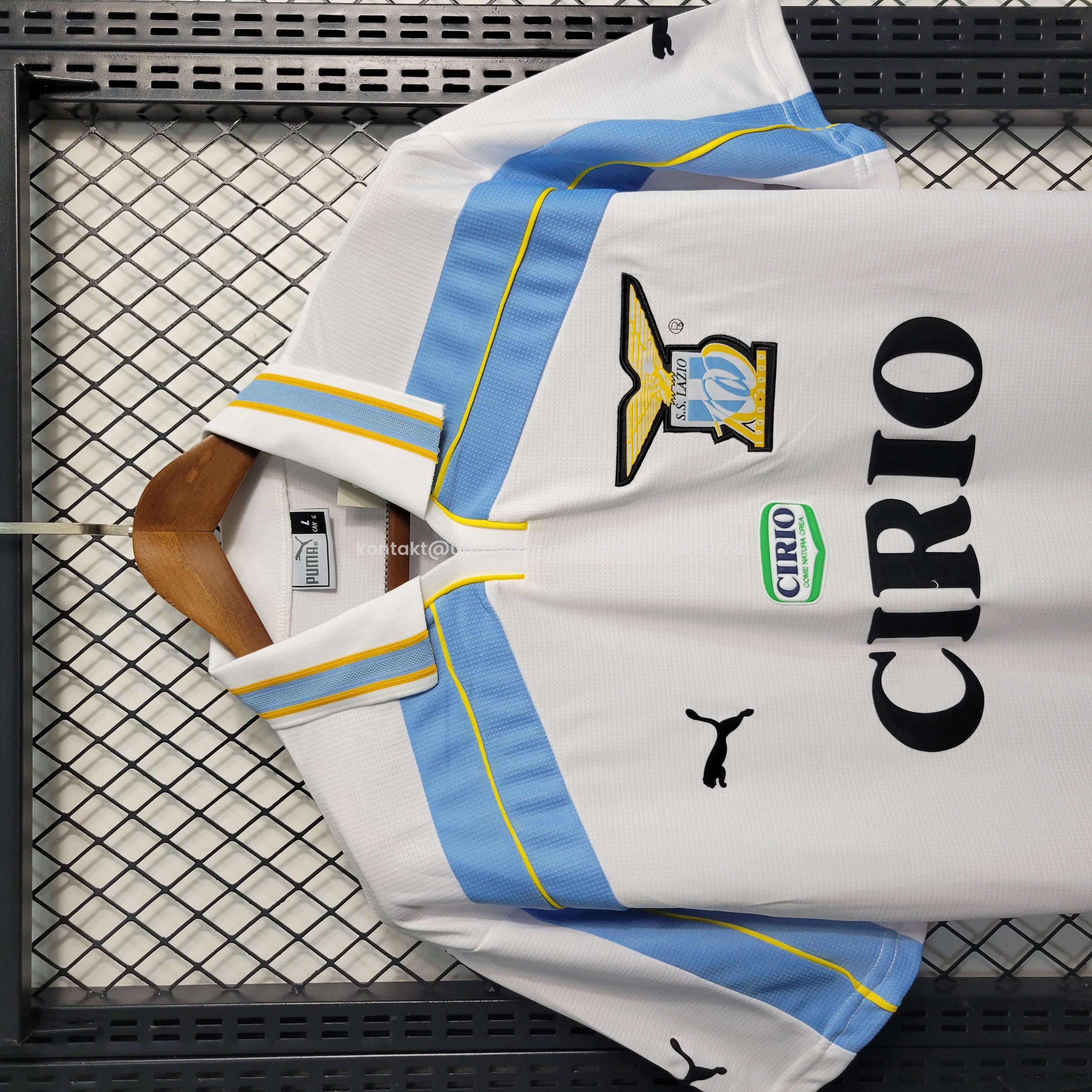 UltraTrikot-Retro Lazio 1999-00 Centenary Home Stadium Jersey