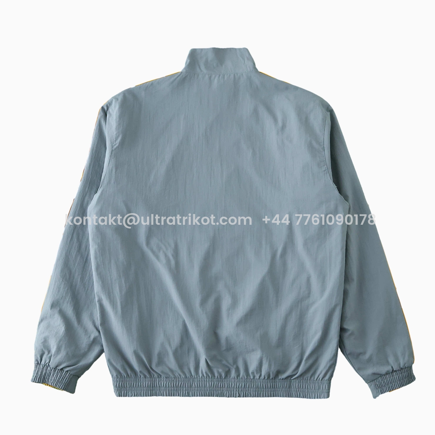 UltraTrikot-Retro Arsenal 1991-93 Away Double Sided Reversible Windbreaker - Yellow & Grey