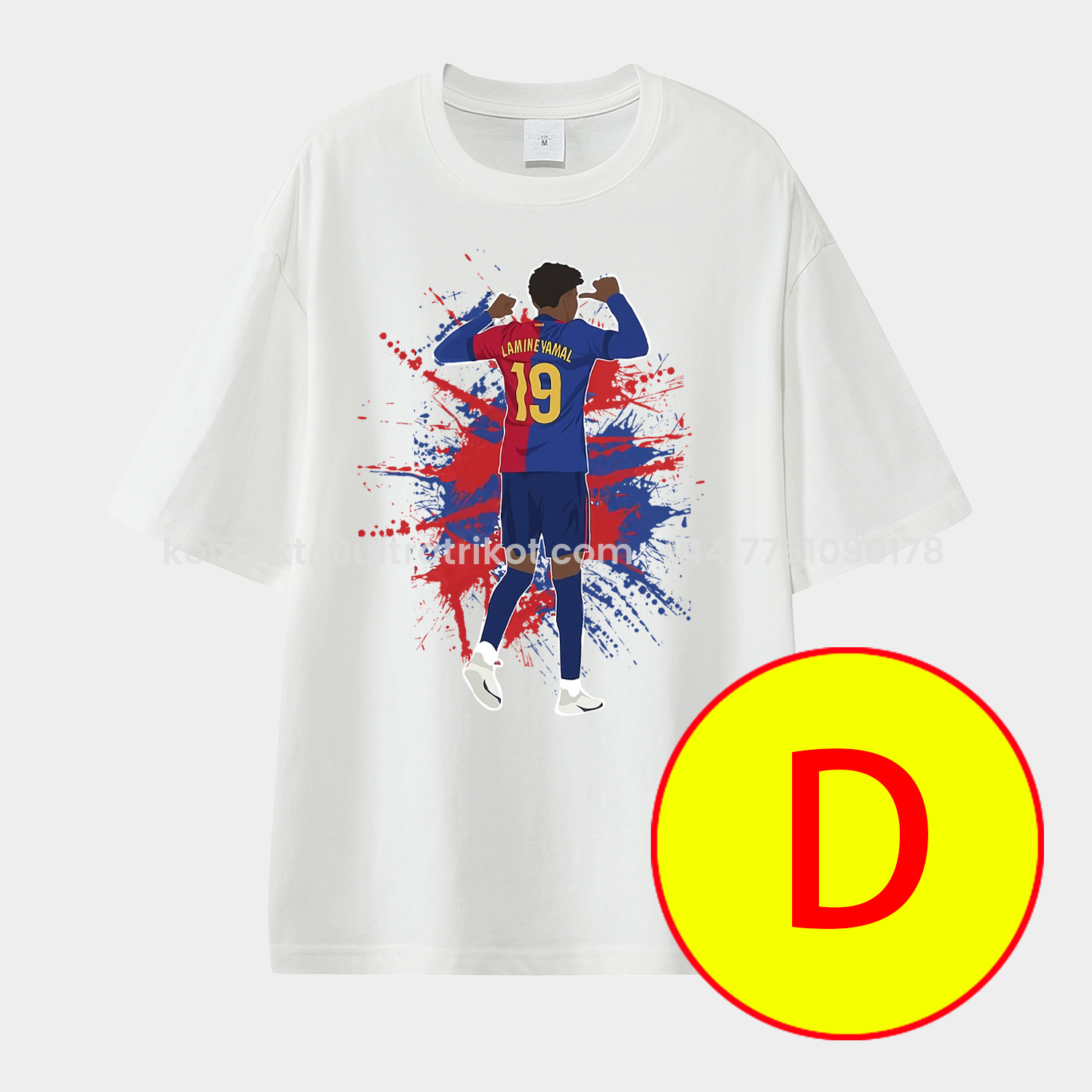 UltraTrikot-LAMINE YAMAL - Barcelona No. 10 Legend Continues 2025 Unisex Pure Cotton T-shirt