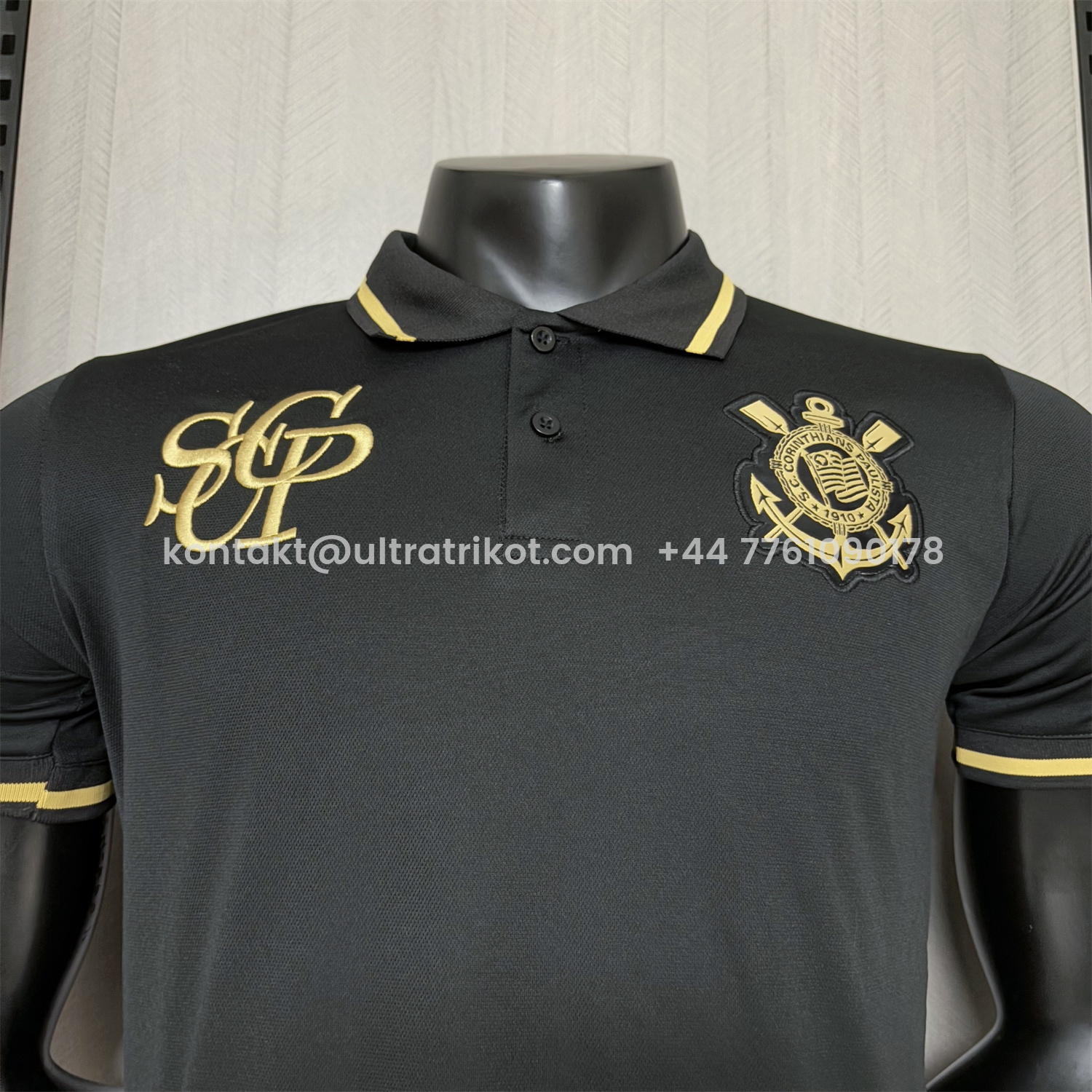 UltraTrikot-Corinthians 25-26 Black Gold Special Jersey - Player Version