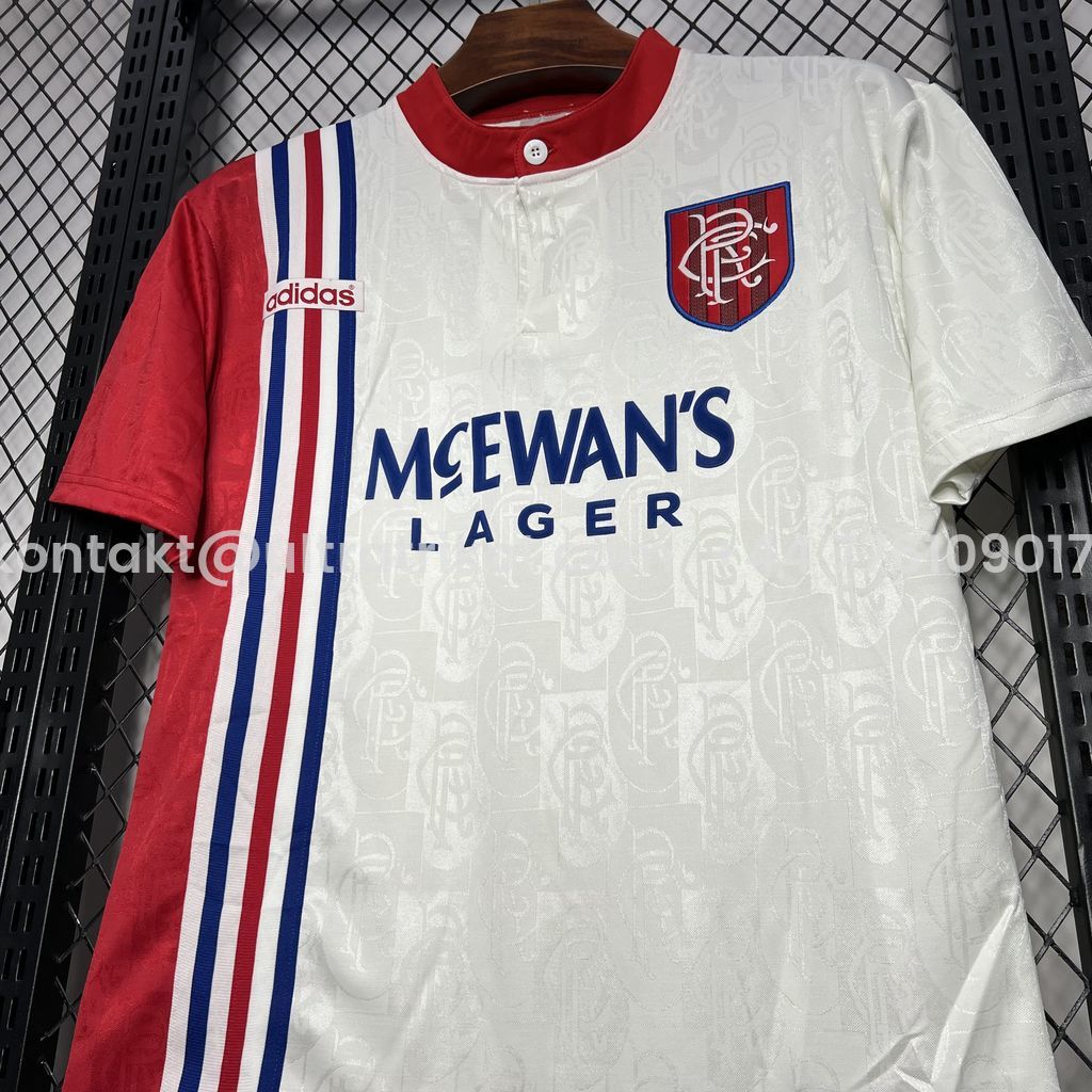 UltraTrikot-Retro Glasgow Rangers 1996-97 Away Stadium Jersey