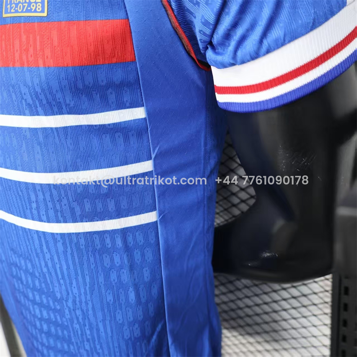 UltraTrikot-Retro France 1998 Home Blue Jersey - Player Version