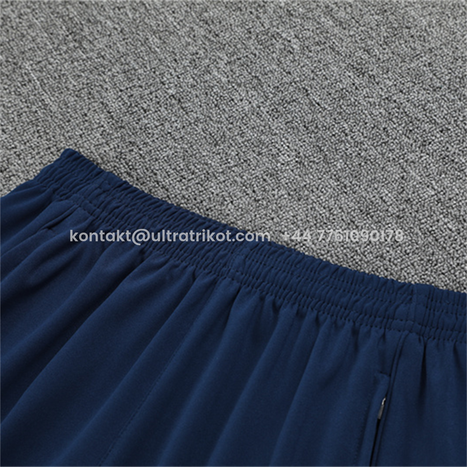 UltraTrikot-Arsenal 25-26 Long Sleeves Training Set - Light Grey Top & Blue Pants