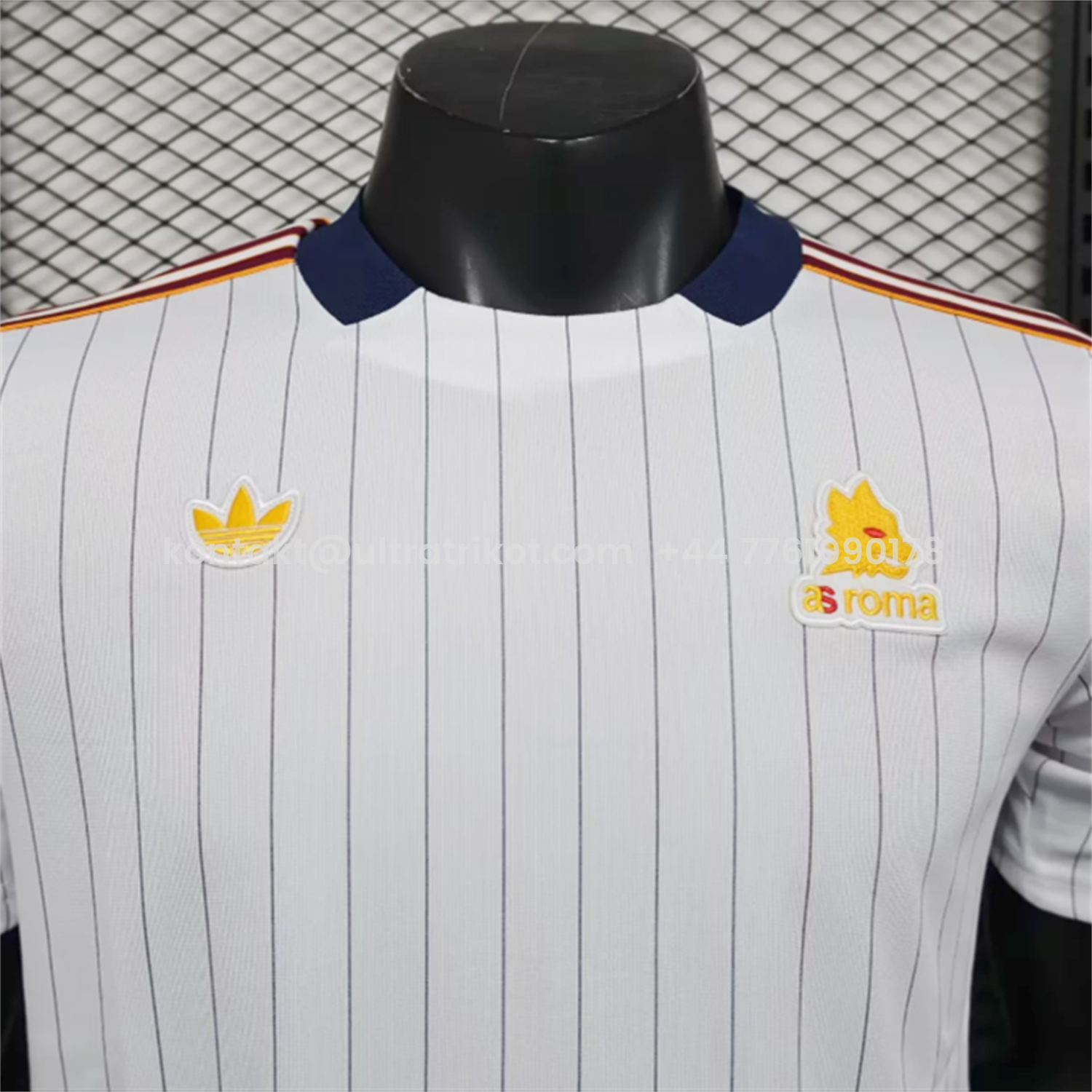 UltraTrikot-AS Roma 25-26 Icon Travel Special Edition White Jersey - Player Version