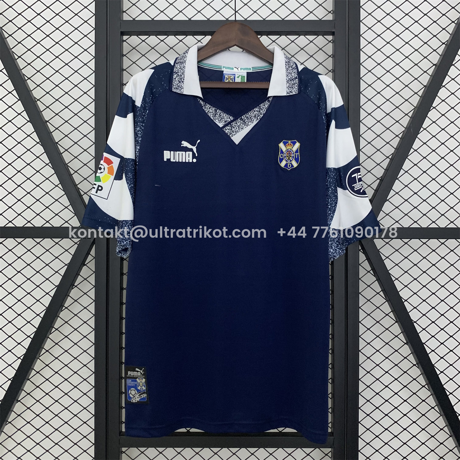 UltraTrikot-Retro Tenerife 1997-98 75th Anniversary Away Jersey