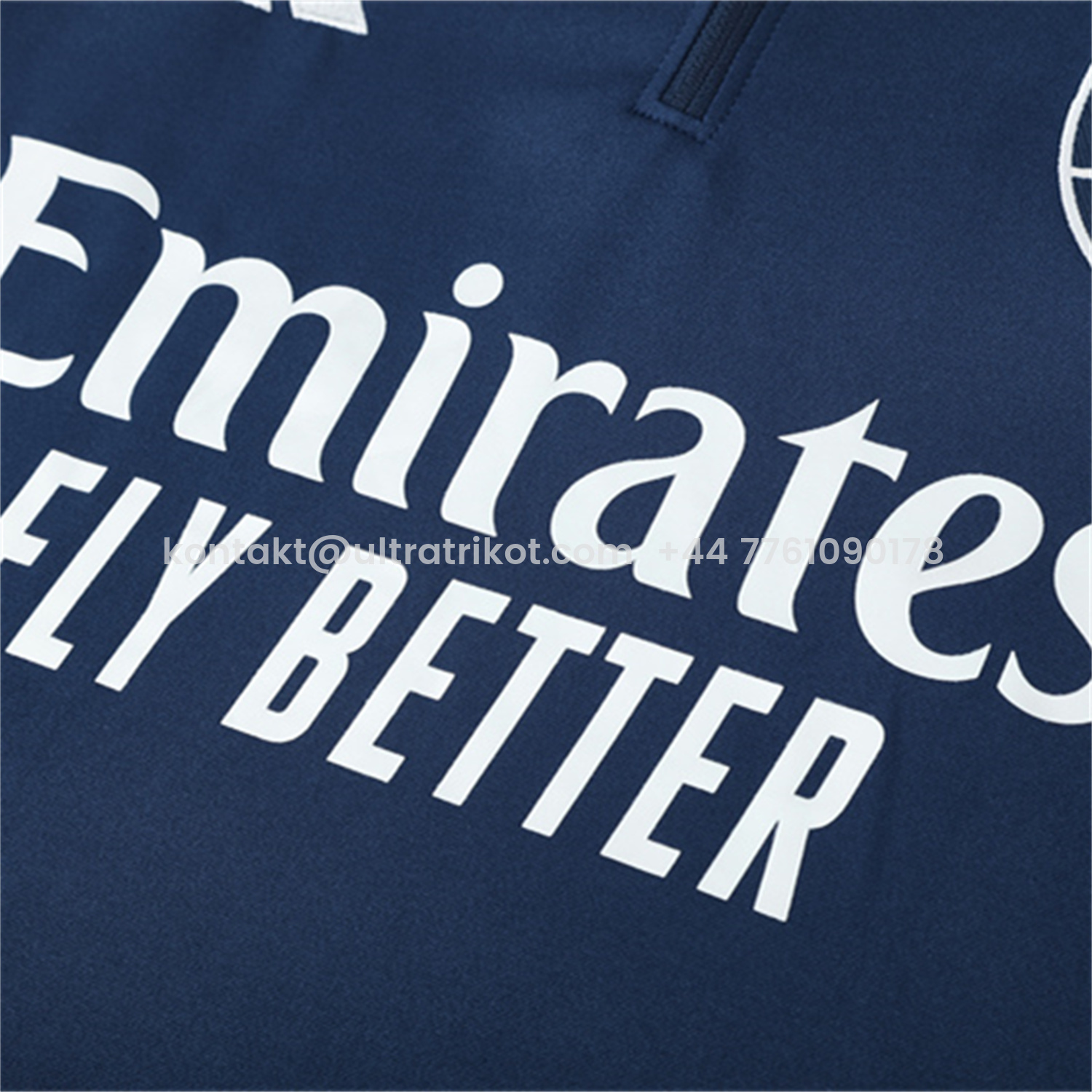 UltraTrikot-Arsenal 25-26 Kids Long Sleeve Training Set - Royal Blue Top & Royal Blue Pants