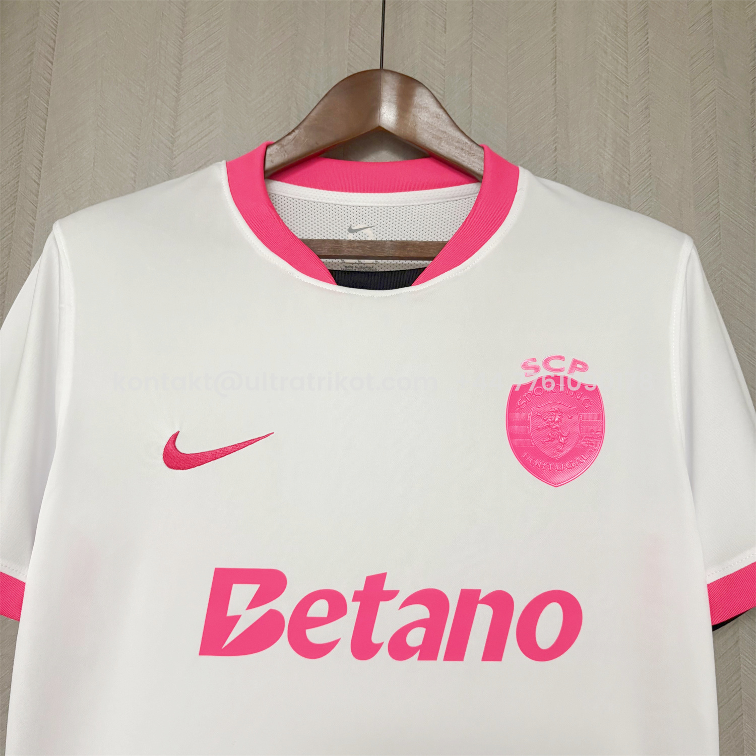 UltraTrikot-Sporting CP 25-26 Pink And White Special Jersey - Fans Version