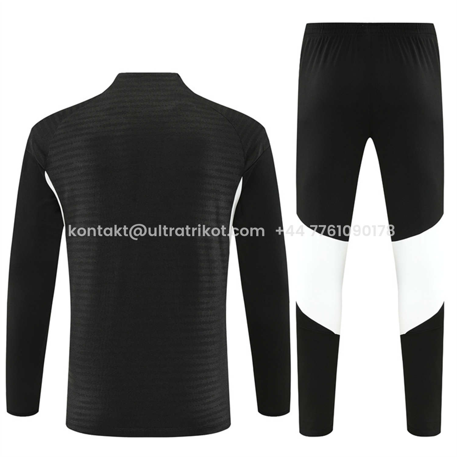 UltraTrikot-Liver.pool 25-26 Long Sleeve Training Set - Player Version - Black Top & Black Pants