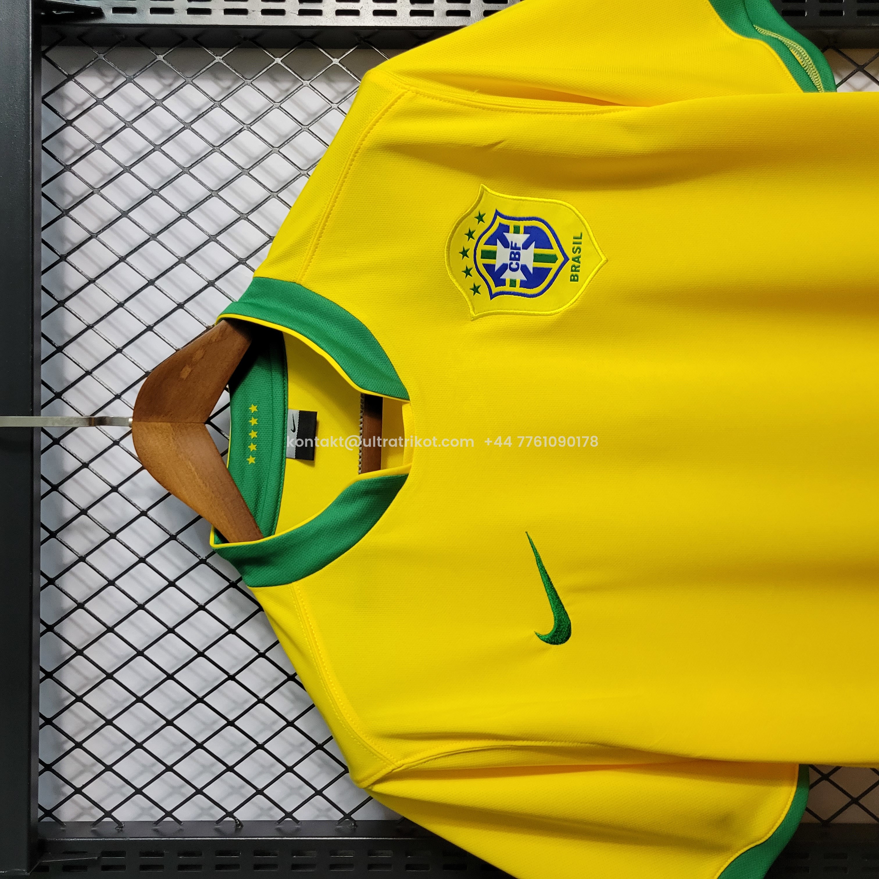UltraTrikot-Retro Brazil 2006 Home Stadium Jersey