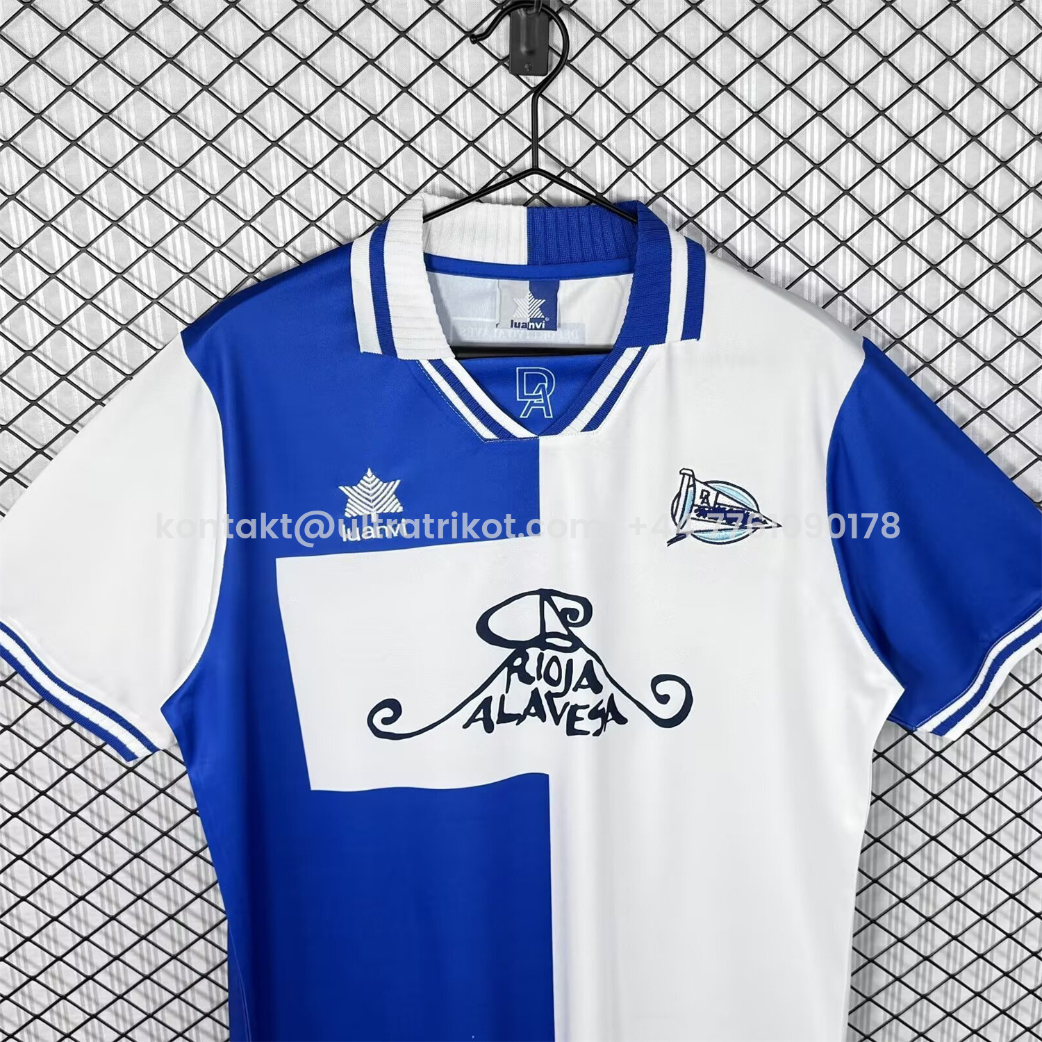 UltraTrikot-Retro Deportivo Alavés 2000-01 Home Jersey