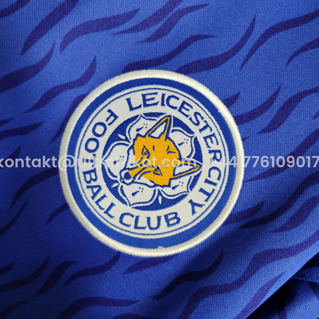 UltraTrikot-Retro Leicester city 1992-94 Home Stadium Jersey