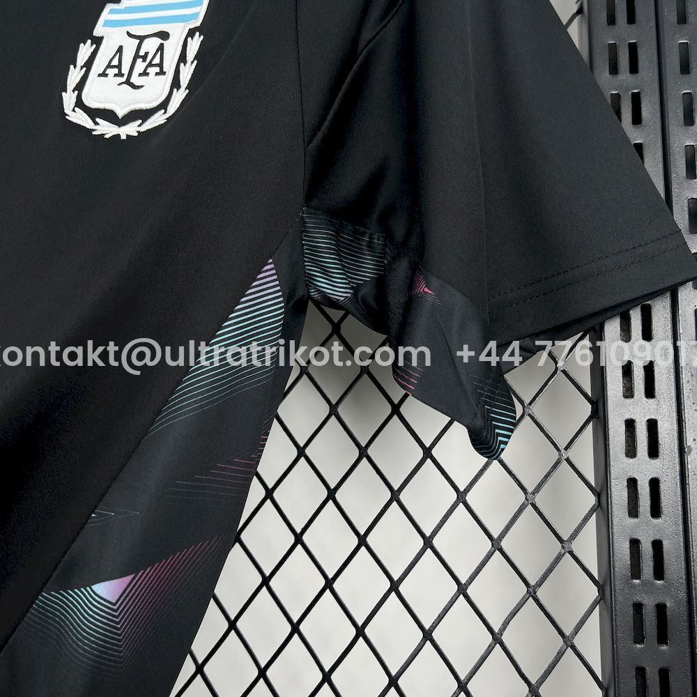 UltraTrikot-Argentina 2026 Goalkeeper Black Jersey - Fans Version