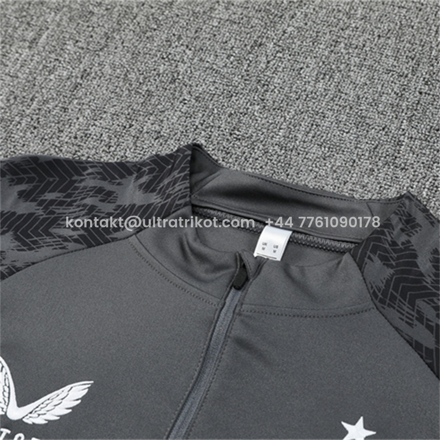 UltraTrikot-Feyenoord 25-26 Long Sleeve Training Set - Dark Gray Top & Dark Gray Pants
