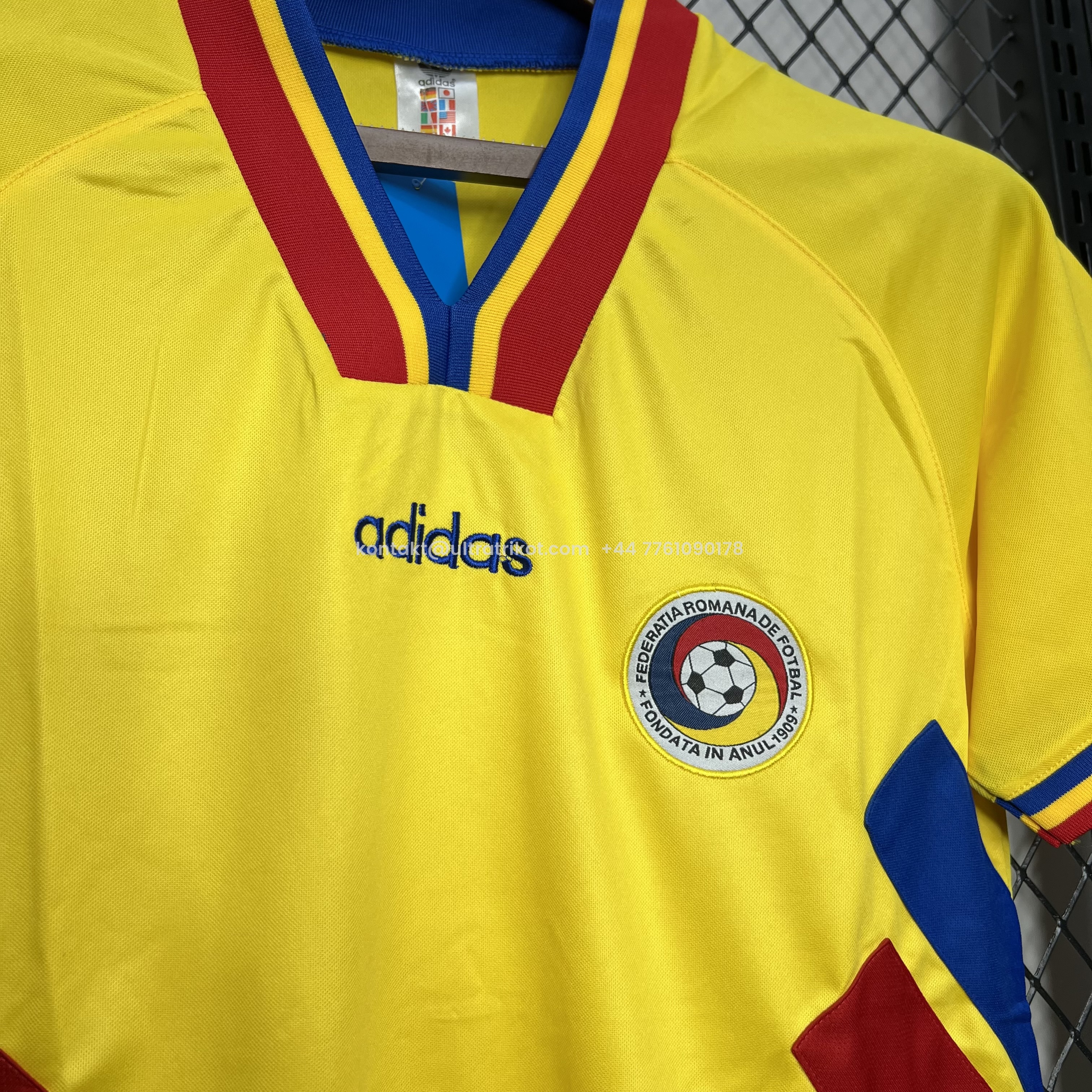 UltraTrikot-Retro Romania 1994 Home Stadium Jersey