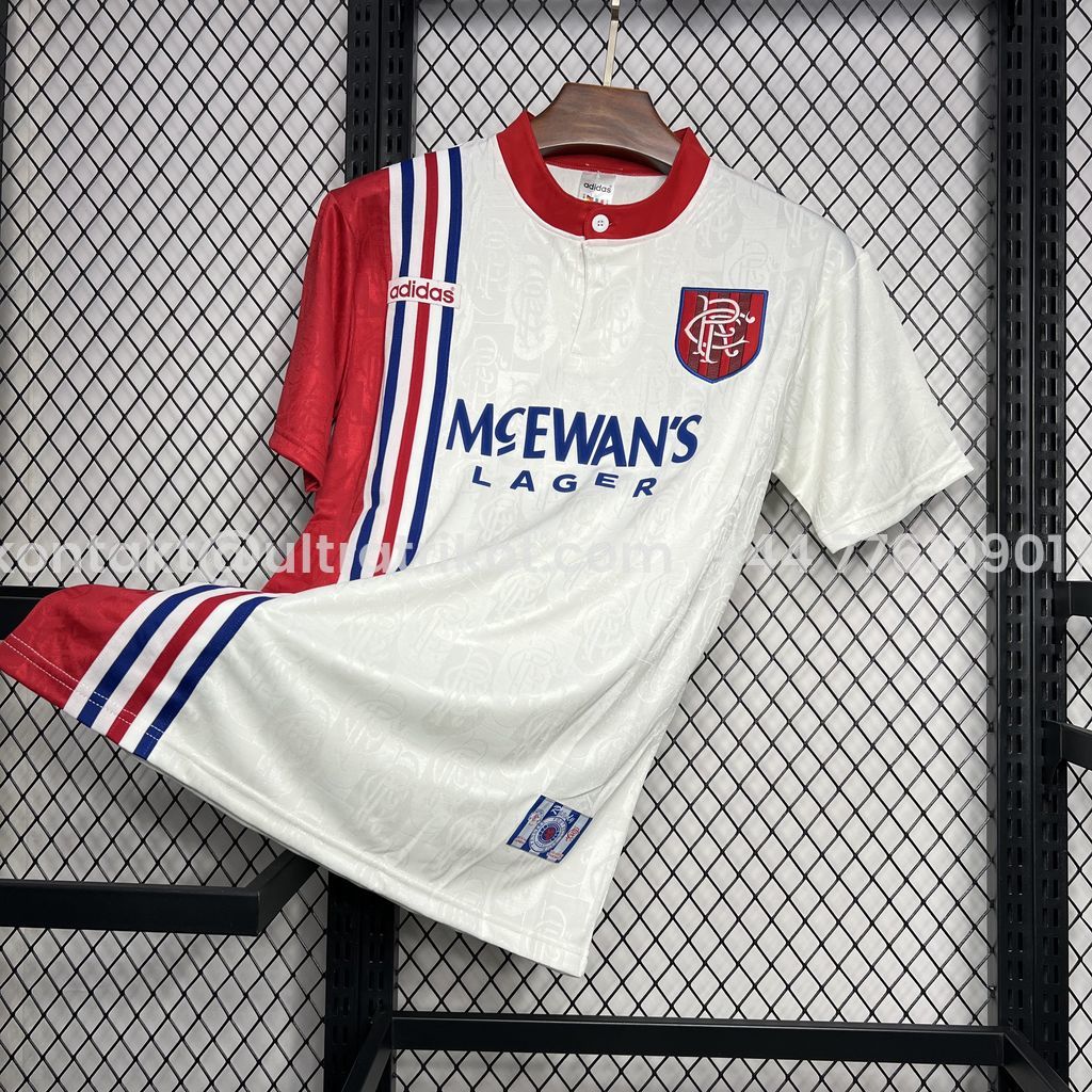 UltraTrikot-Retro Glasgow Rangers 1996-97 Away Stadium Jersey