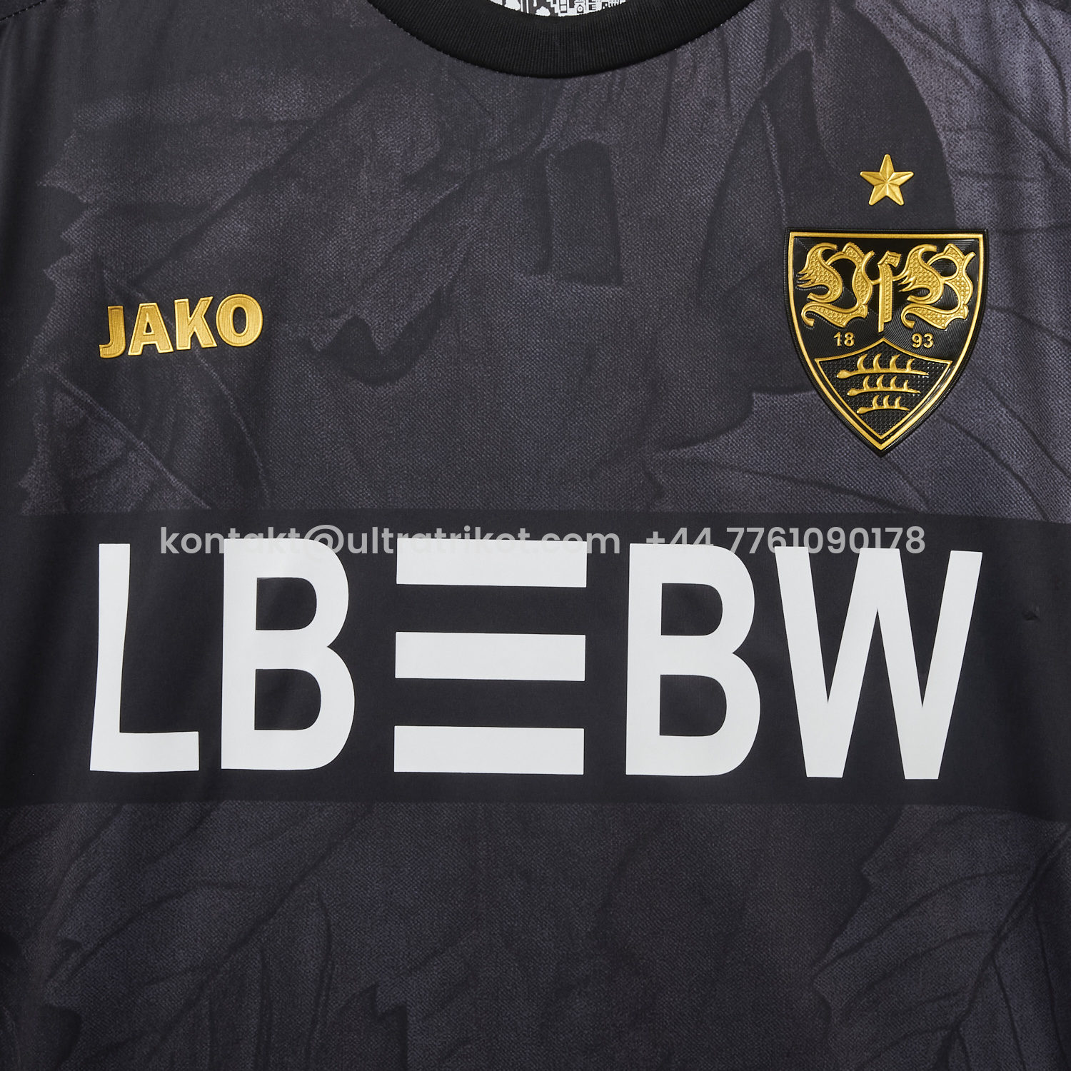 UltraTrikot-VfB Stuttgart 25-26 Third Black Jersey - Fans Version