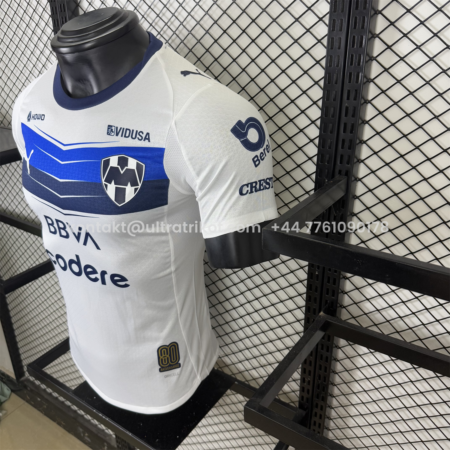 UltraTrikot-Rayados Monterrey 25-26 Away White Jersey - Player Version