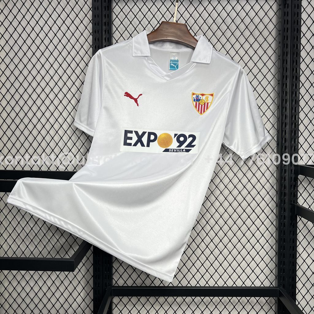 UltraTrikot-Retro Sevilla FC 1987-90 Home Jersey