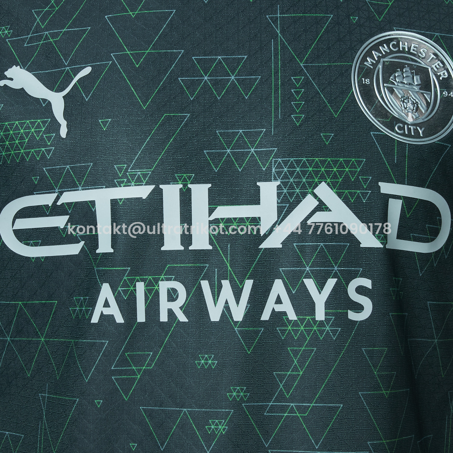 UltraTrikot-Manchester City 25-26 Fourth Green Jersey - Player Version