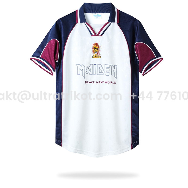 UltraTrikot-Retro Iron Maiden 1999-01 Away Jersey