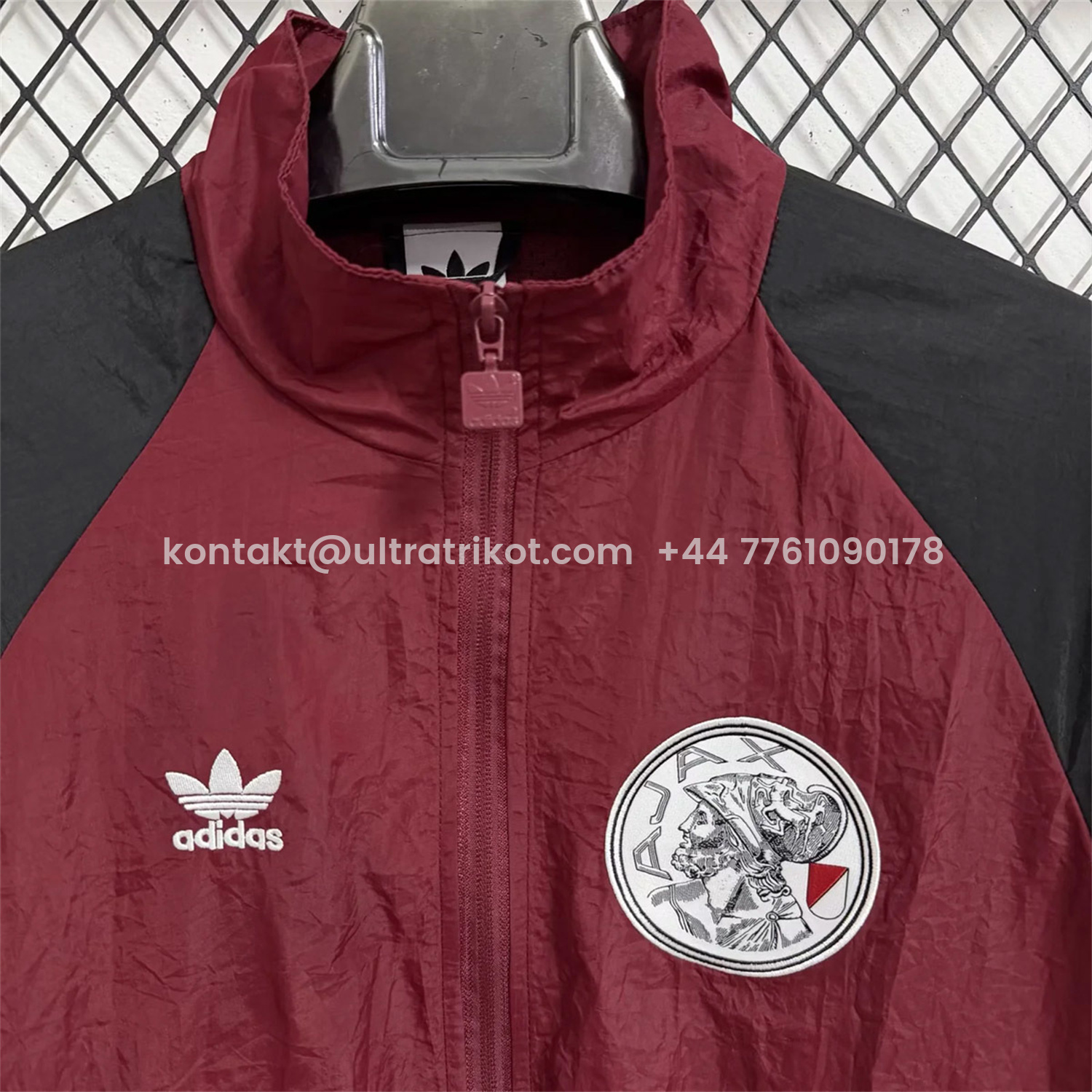 UltraTrikot-Ajax 25-26 Training Windbreaker Jacket - Wine Red