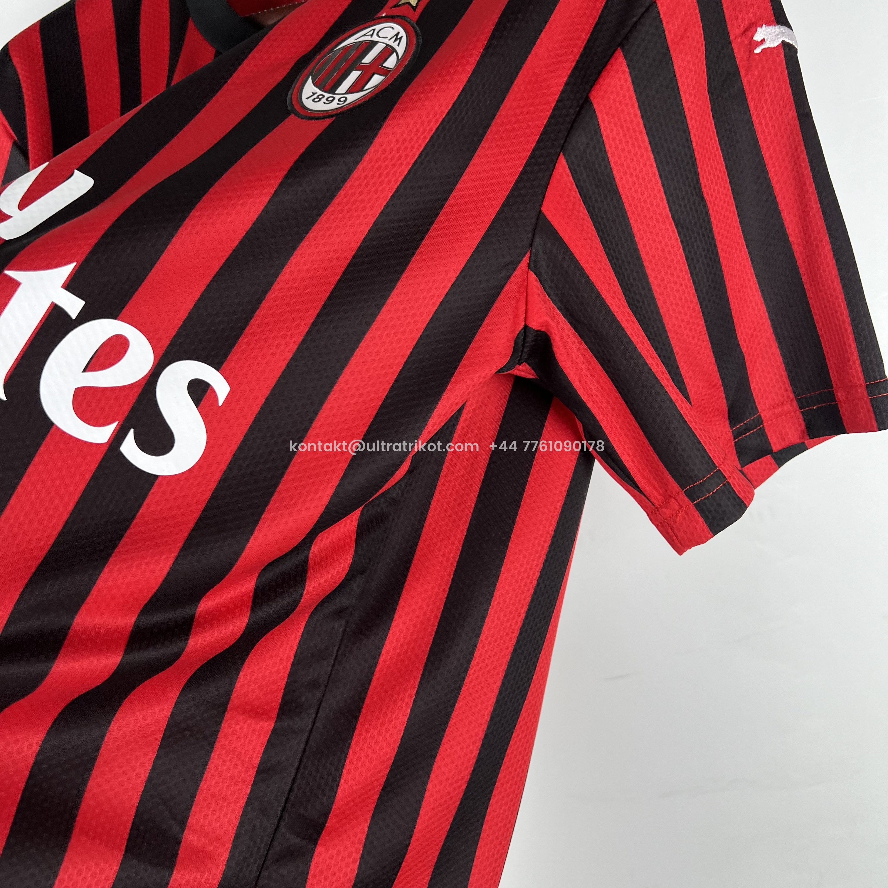UltraTrikot-Retro AC Milan 2019-20 Home Stadium Jersey