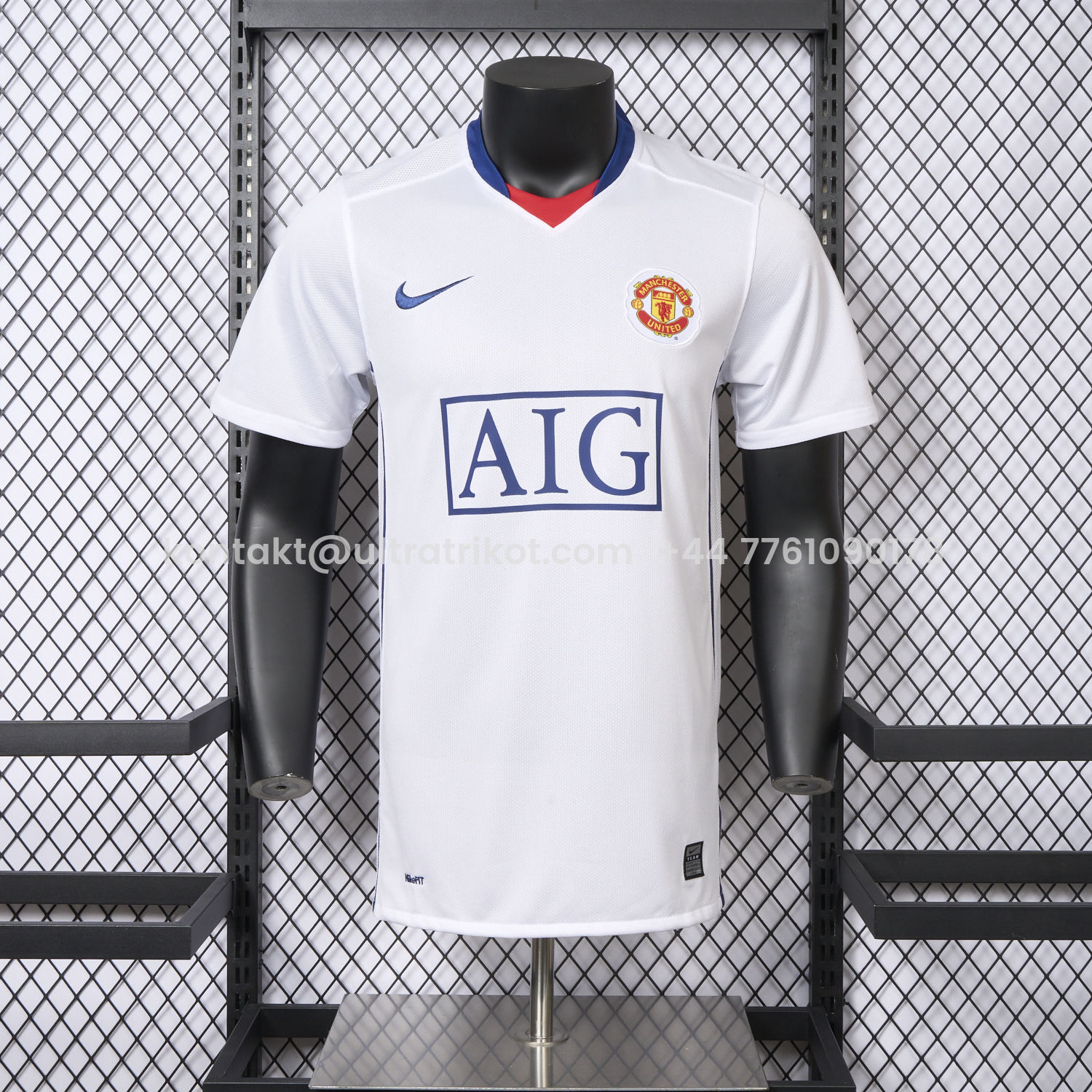 UltraTrikot-Retro Manchester United 2008-09 Away Jersey - Player Version