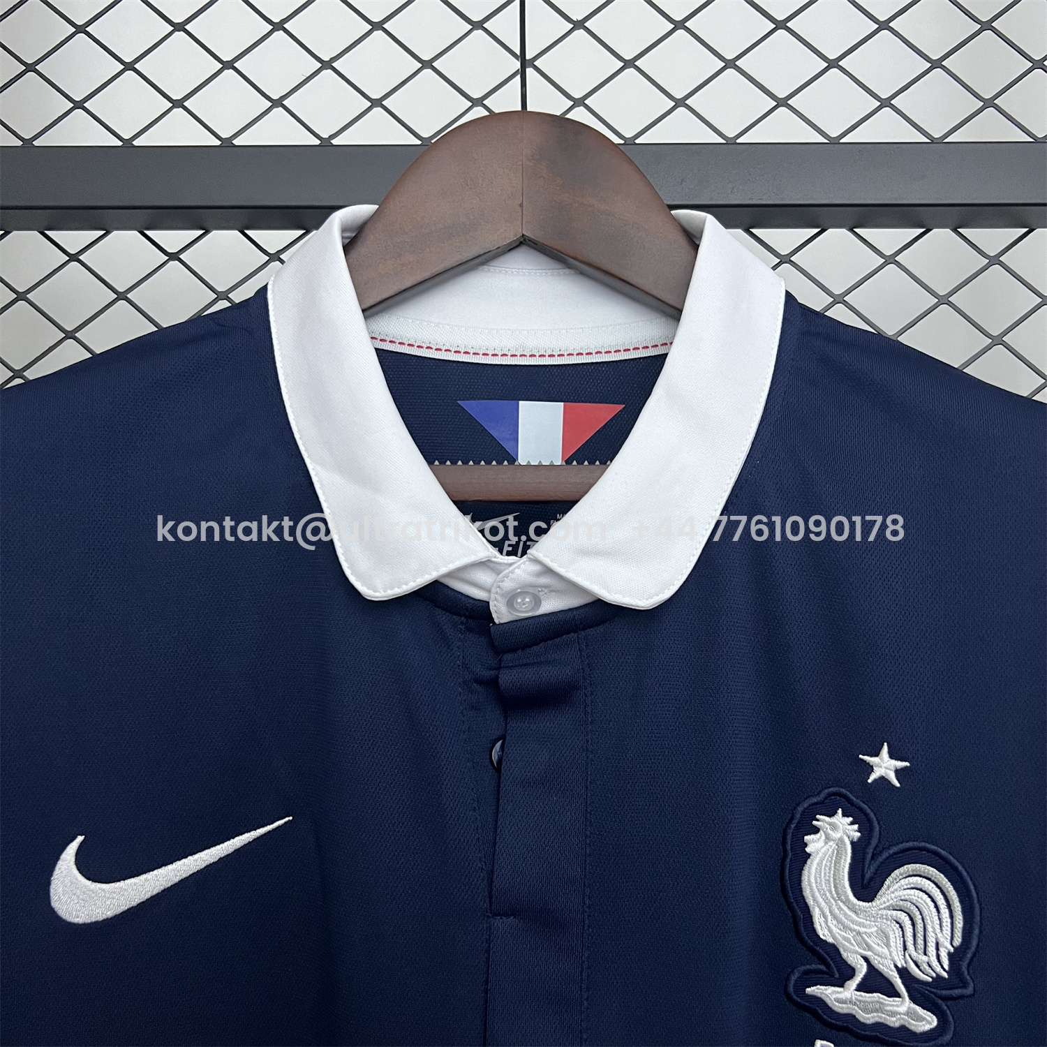 UltraTrikot-Retro France 2014 Home Long Sleeves Jersey