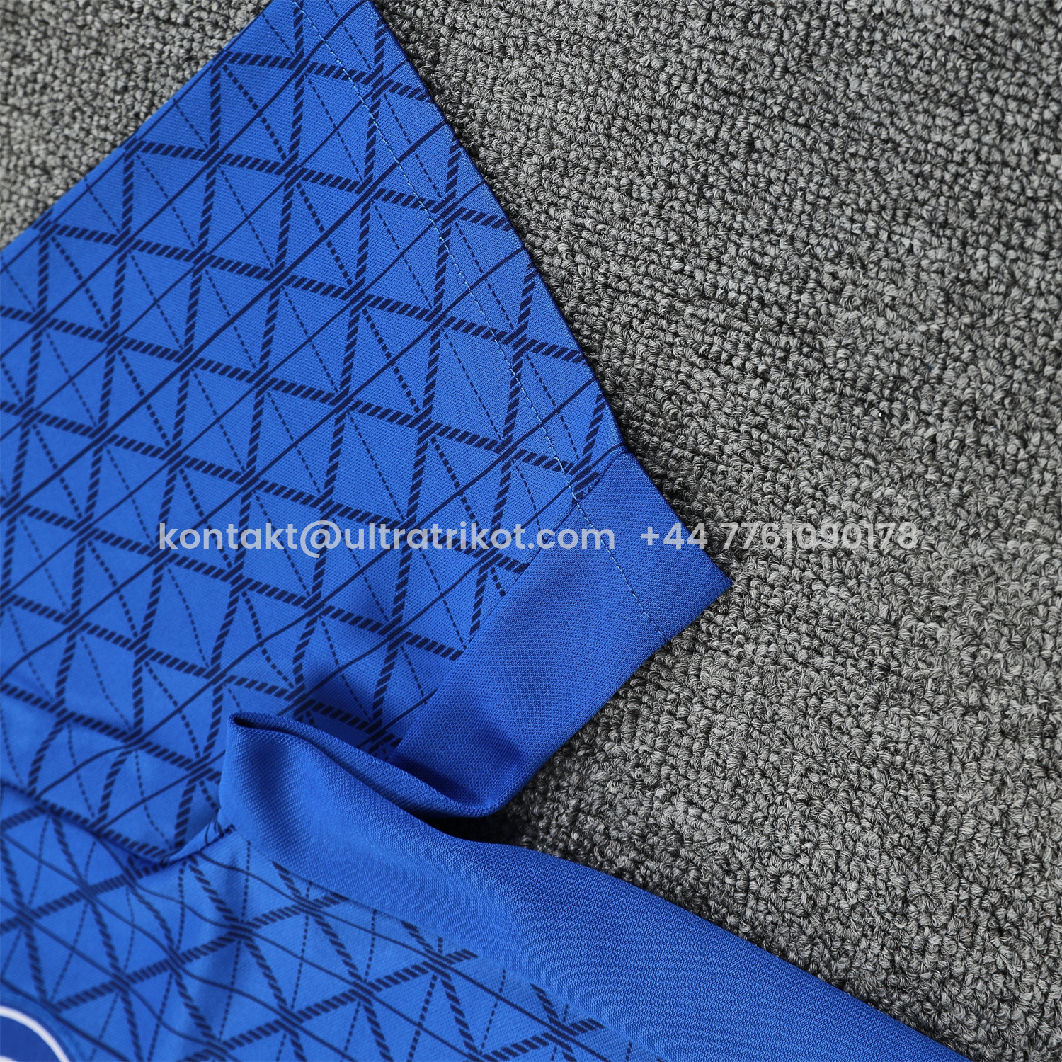 UltraTrikot-Paris Saint-Germain PSG 25-26 Short-Sleeve Training Set - Blue Top & Deep Blue Shorts