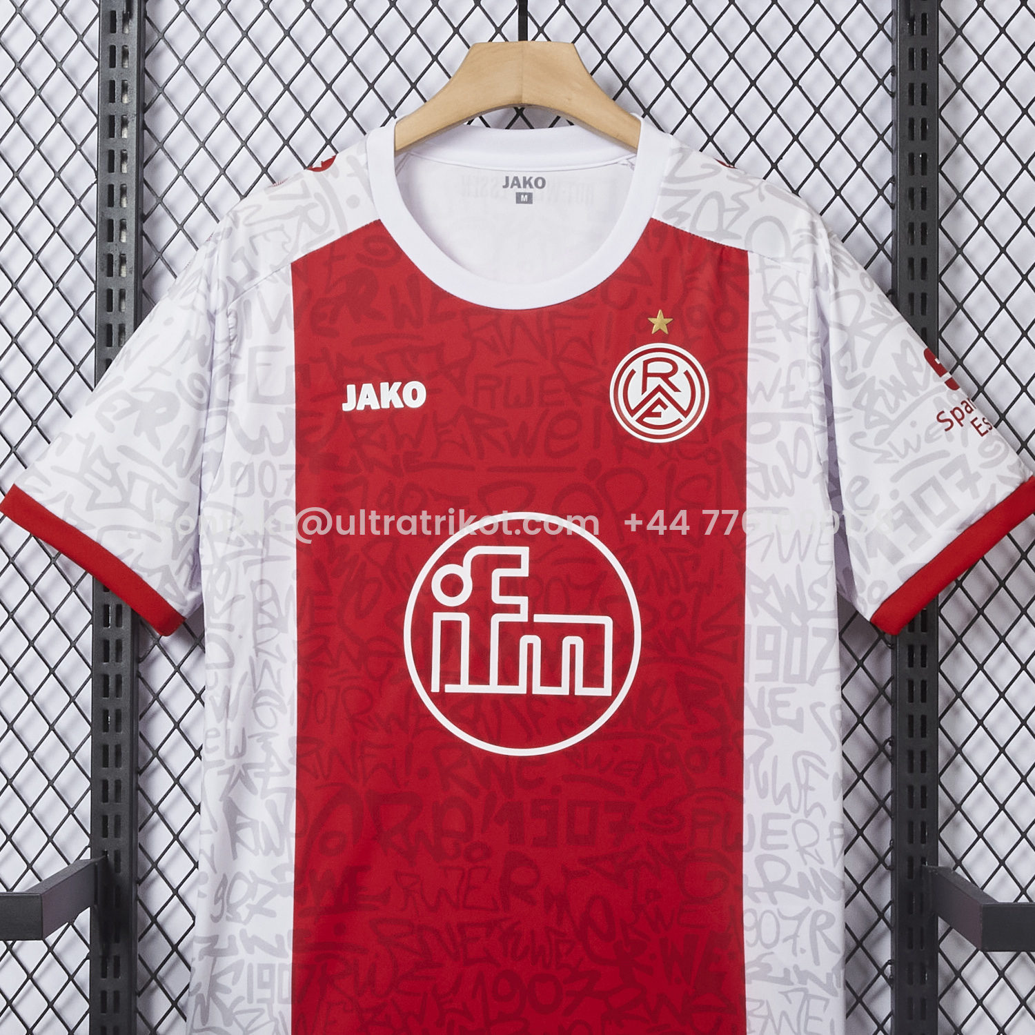 UltraTrikot-Rot-Weiss Essen 25-26 Home Jersey - Fans Version