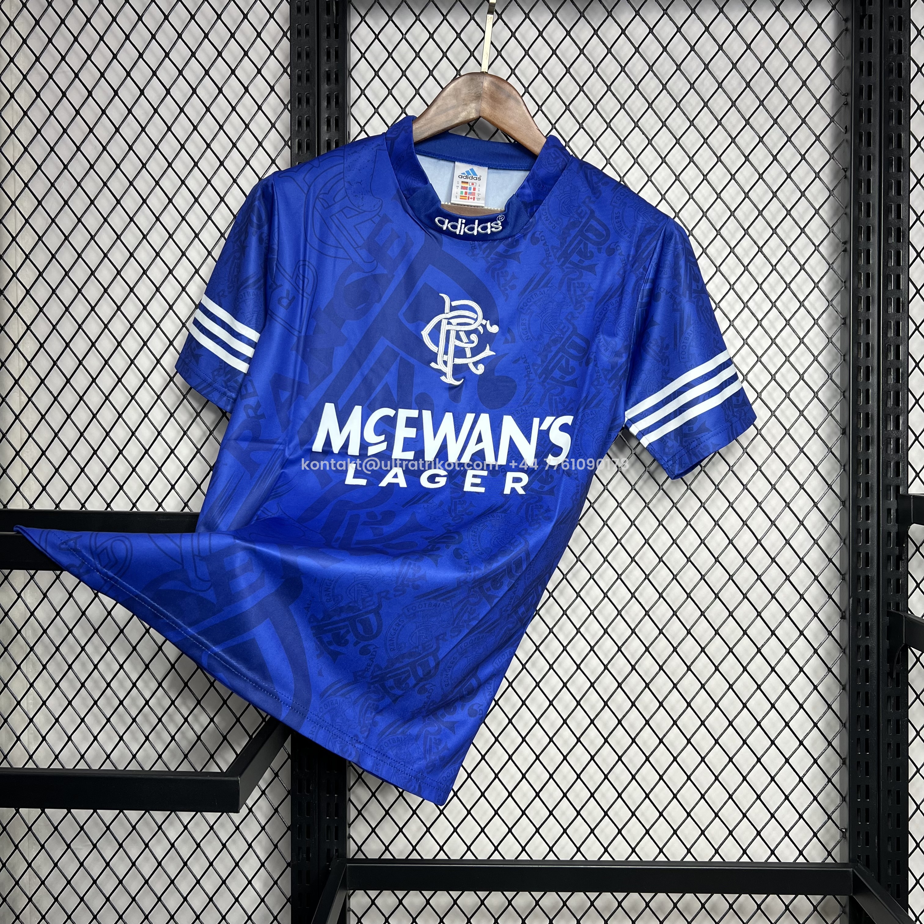 UltraTrikot-Retro Glasgow Rangers 1994-96 Home Stadium Jersey