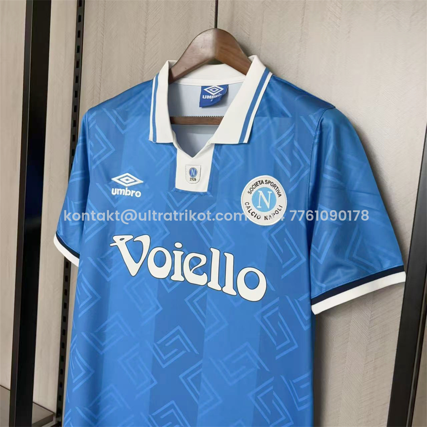 UltraTrikot-Retro Napoli 1993-94 Home Blue Jersey