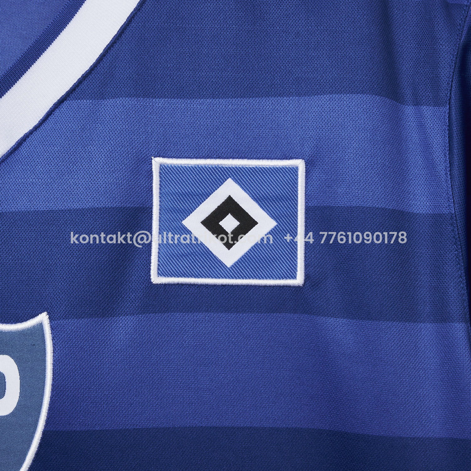 UltraTrikot-Retro Hamburger SV 1986-87 Away Blue Jersey