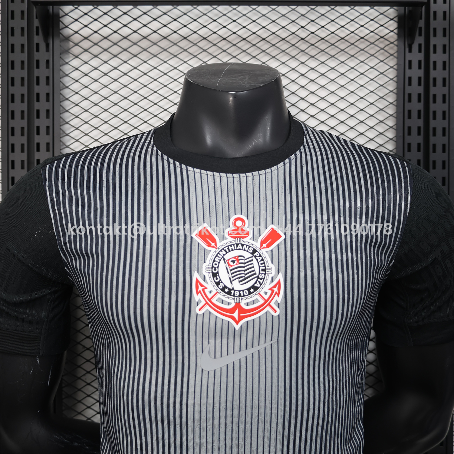 UltraTrikot-Corinthians 25-26 Black Unsponsored Goalkeeper Jersey - Player Version
