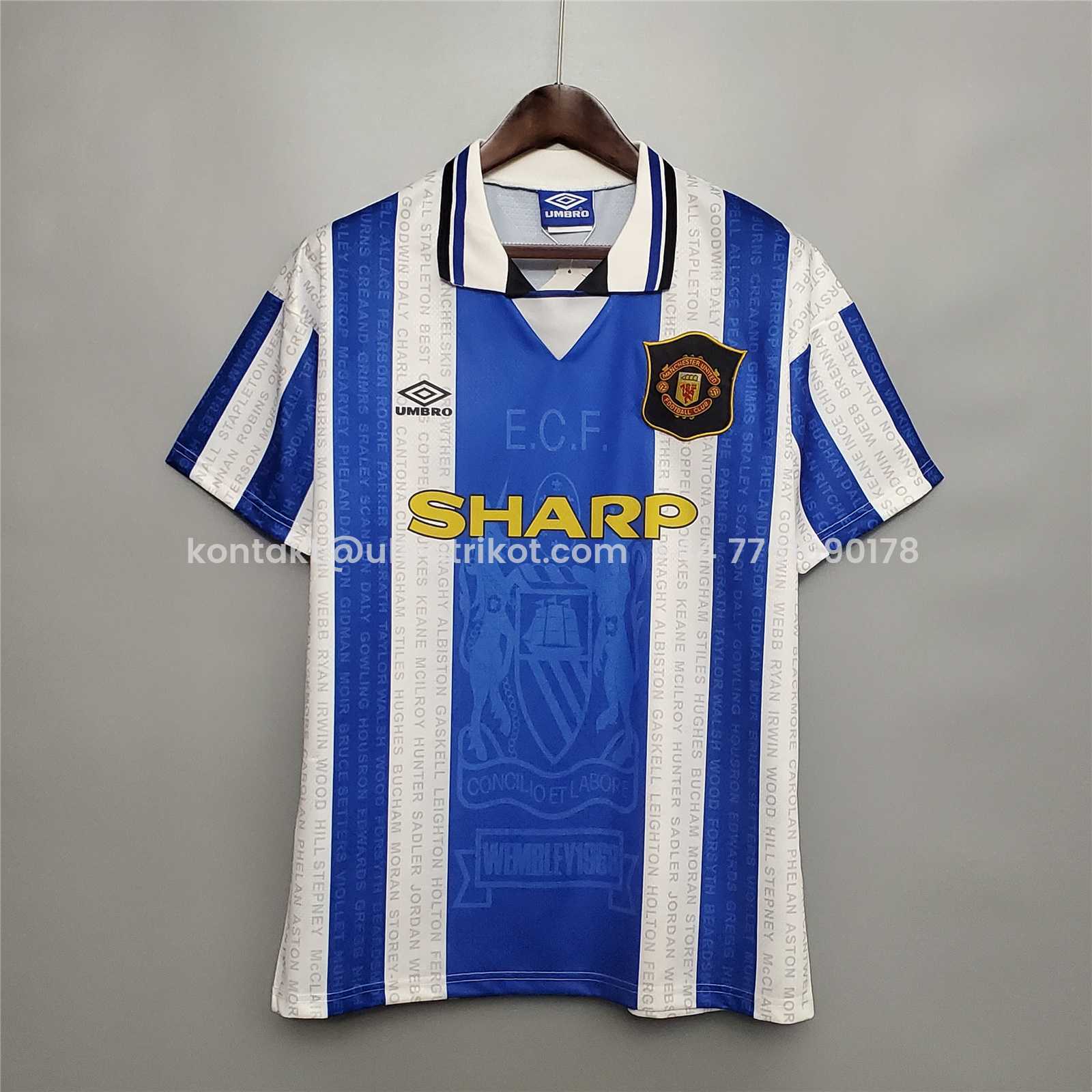 UltraTrikot-Retro Manchester United 94-96 Away Jersey
