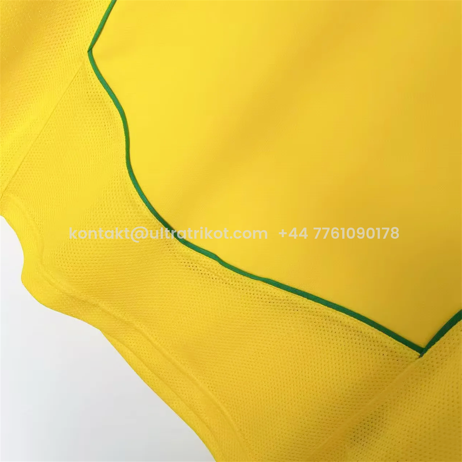 UltraTrikot-Retro Brazil 2004 Home Long Sleeves Jersey