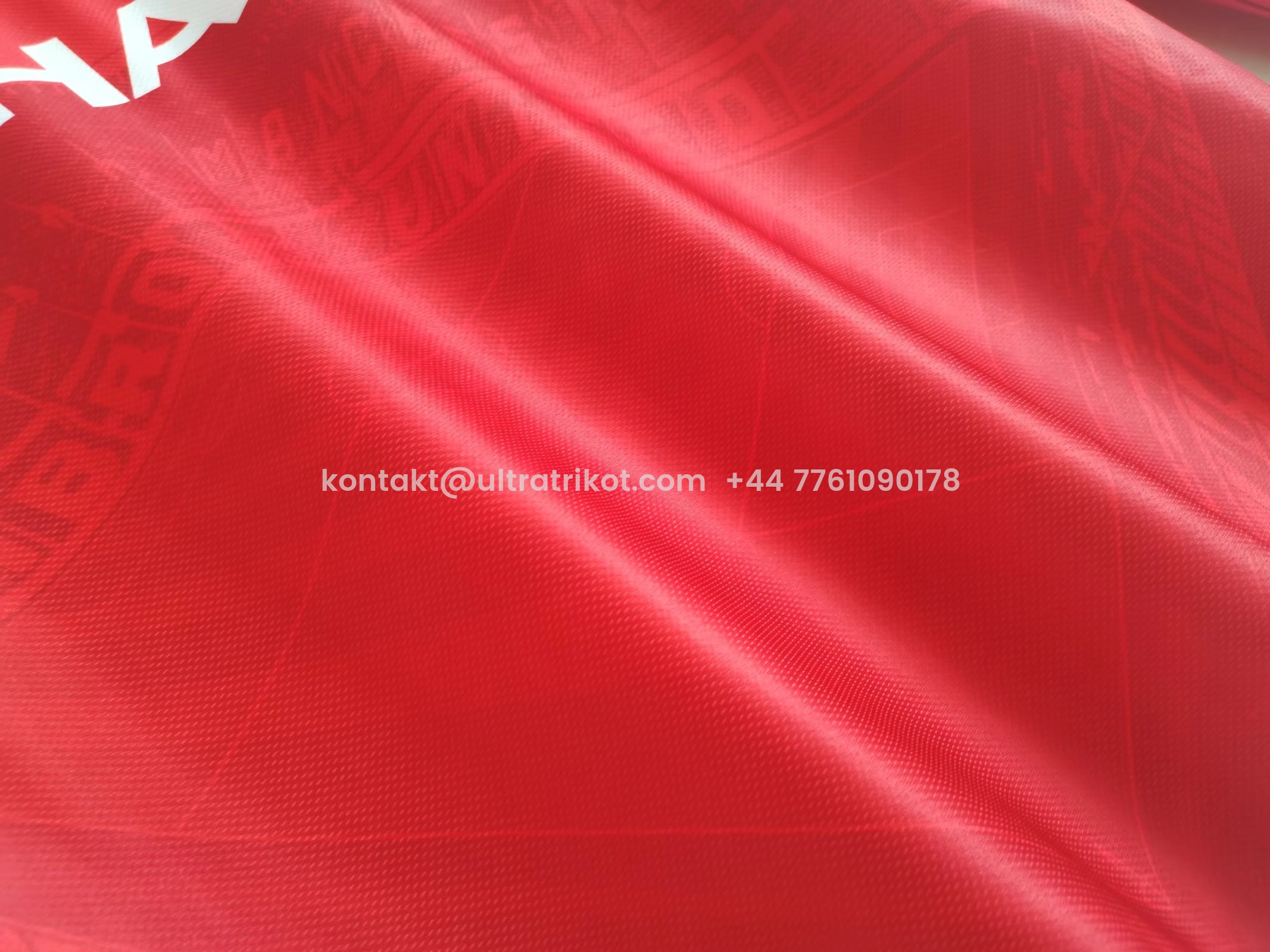 UltraTrikot-Retro Manchester United 94-96 Home Long Sleeve Jersey