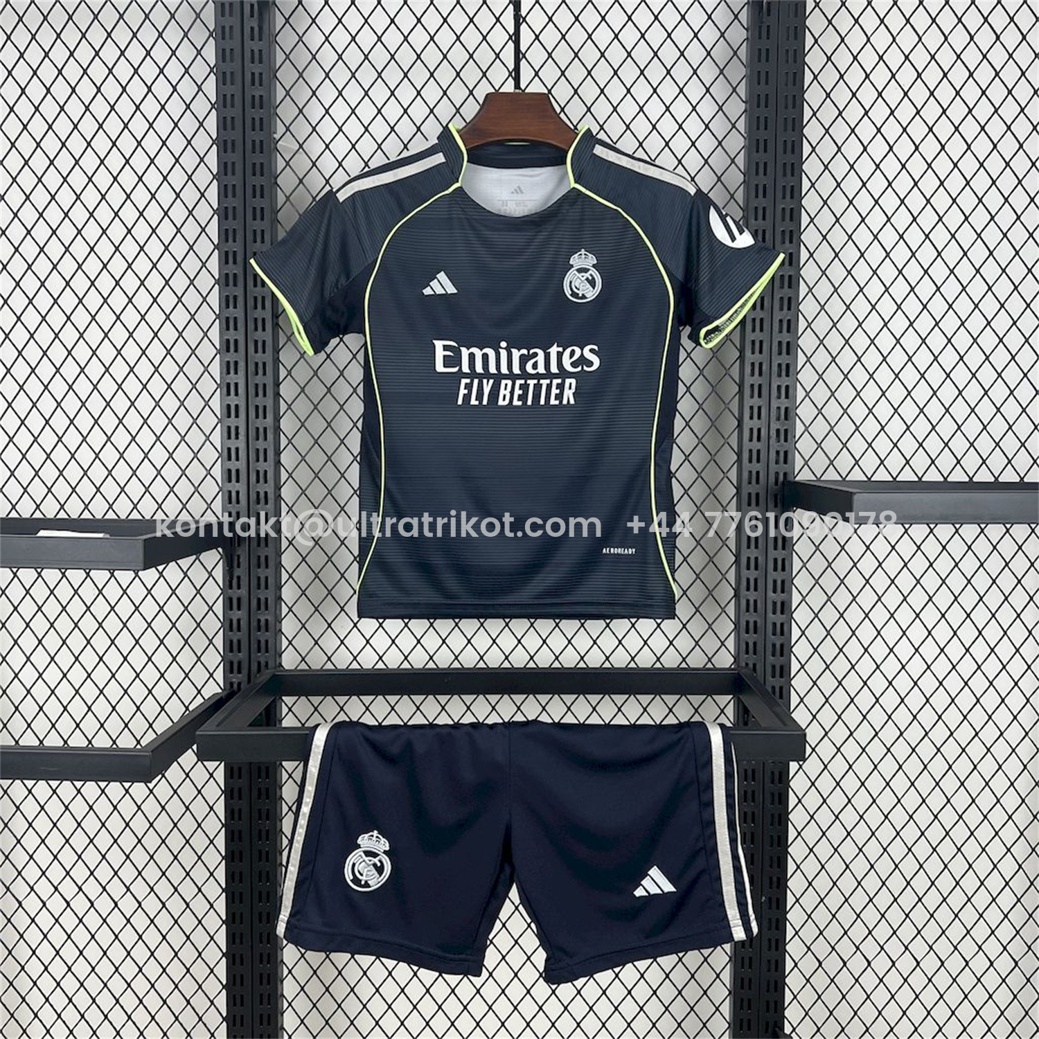UltraTrikot-Real Madrid 25-26 Away Kids Kit - Fans Version