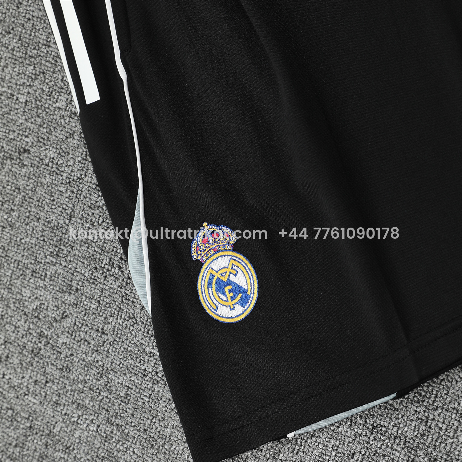 UltraTrikot-Real Madrid 25-26 Short-Sleeve Training Set - Pink Arrow Pattern Top & Black Shorts