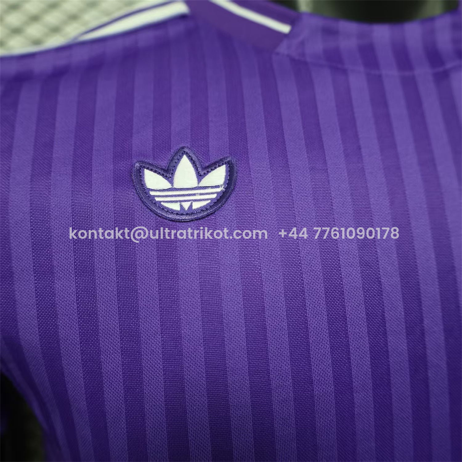 UltraTrikot-Real Madrid 25-26 Icon Range Trefoil Purple Travel Jersey - Player Version