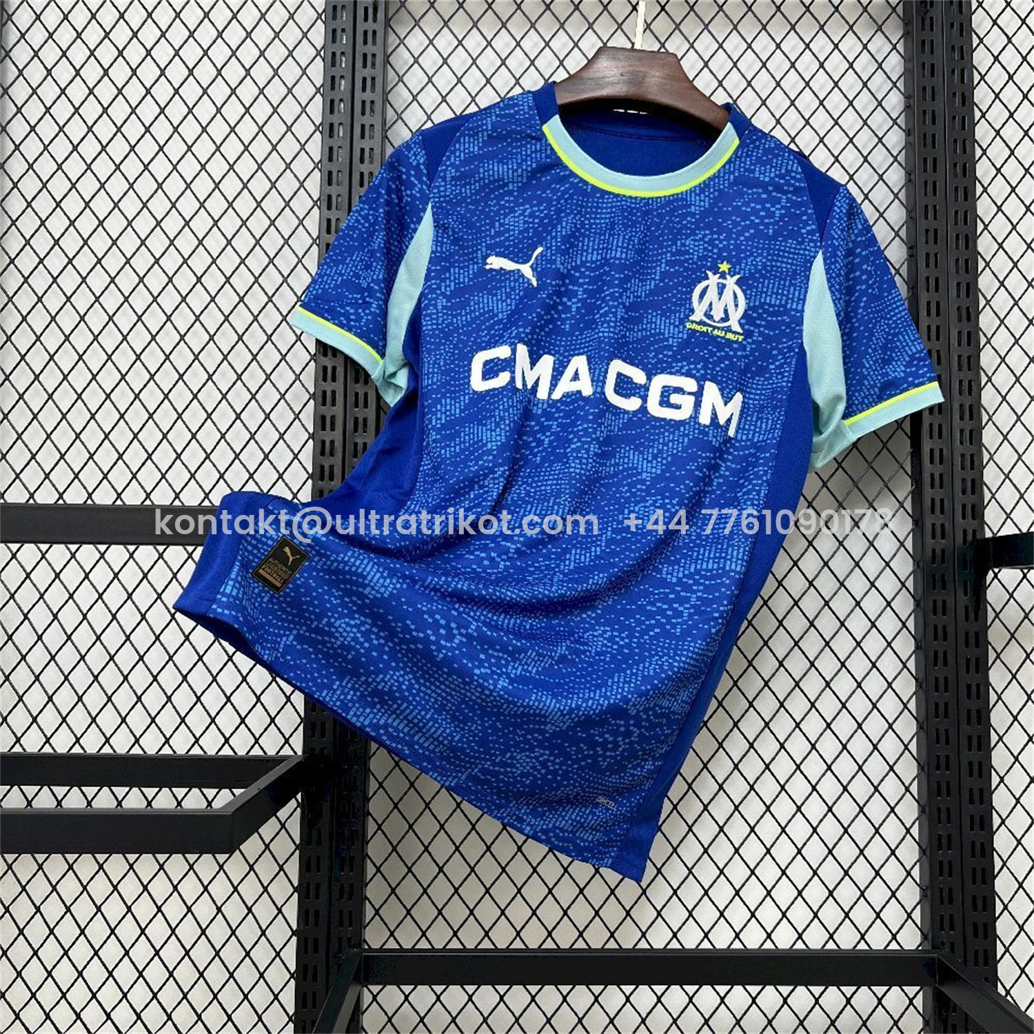 UltraTrikot-Marseille 25-26 Third Blue Jersey - Fans Version