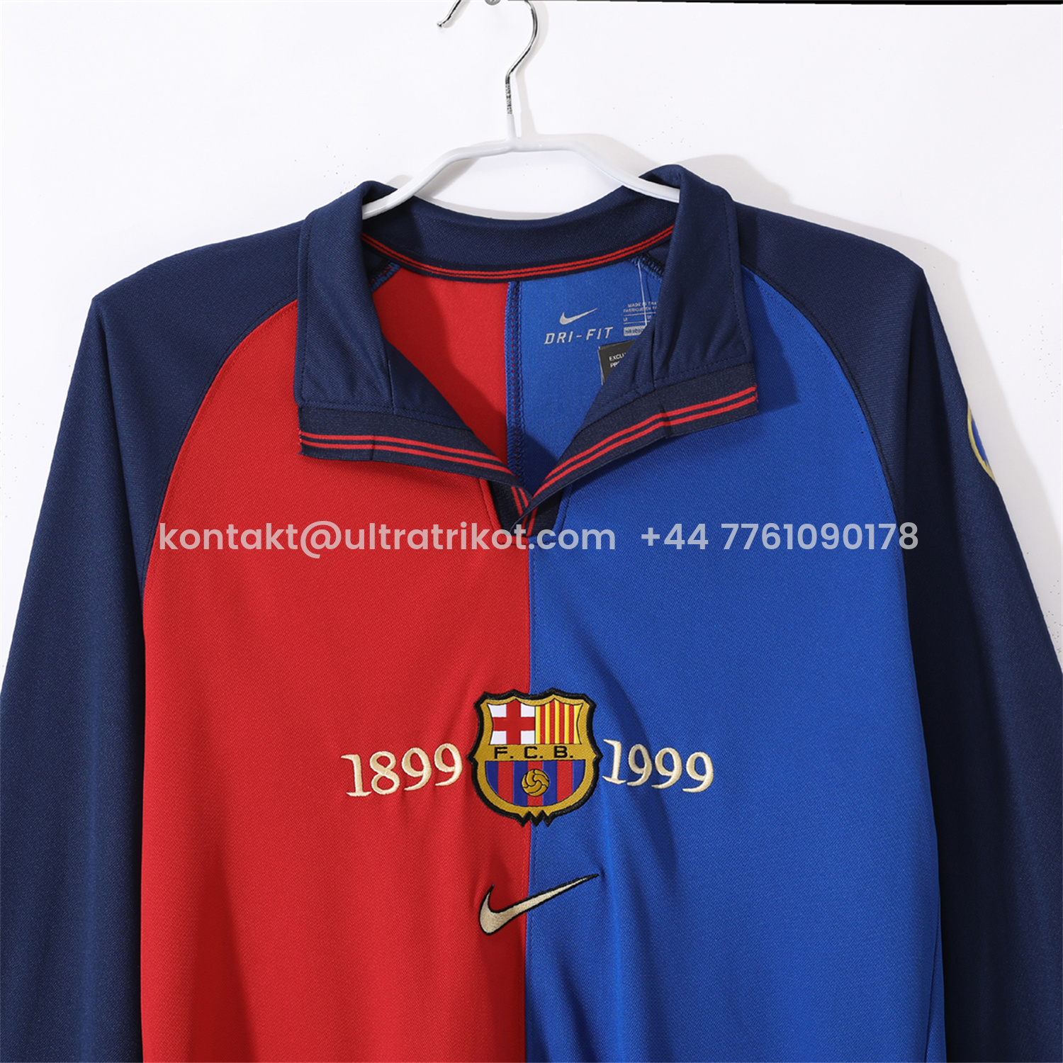 UltraTrikot-Retro Barcelona 99-00 Home Long Sleeves Jersey